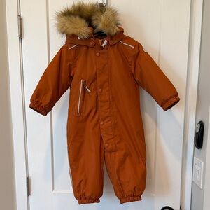 Reina Snowsuit with Fur Hood